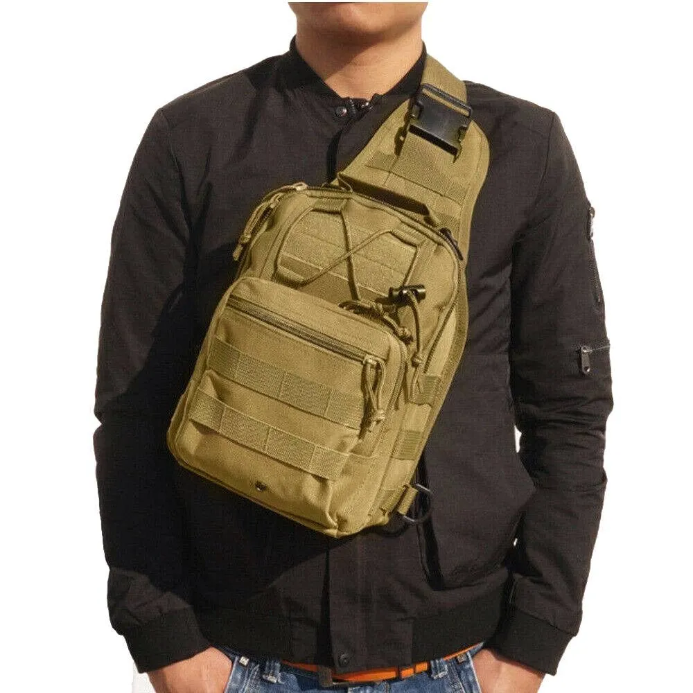 Tactical Sling Chest Bag | Khaki