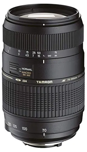 Tamron 70-300mm f/4-5.6 Di LD Macro Autofocus Lens for Nikon AF