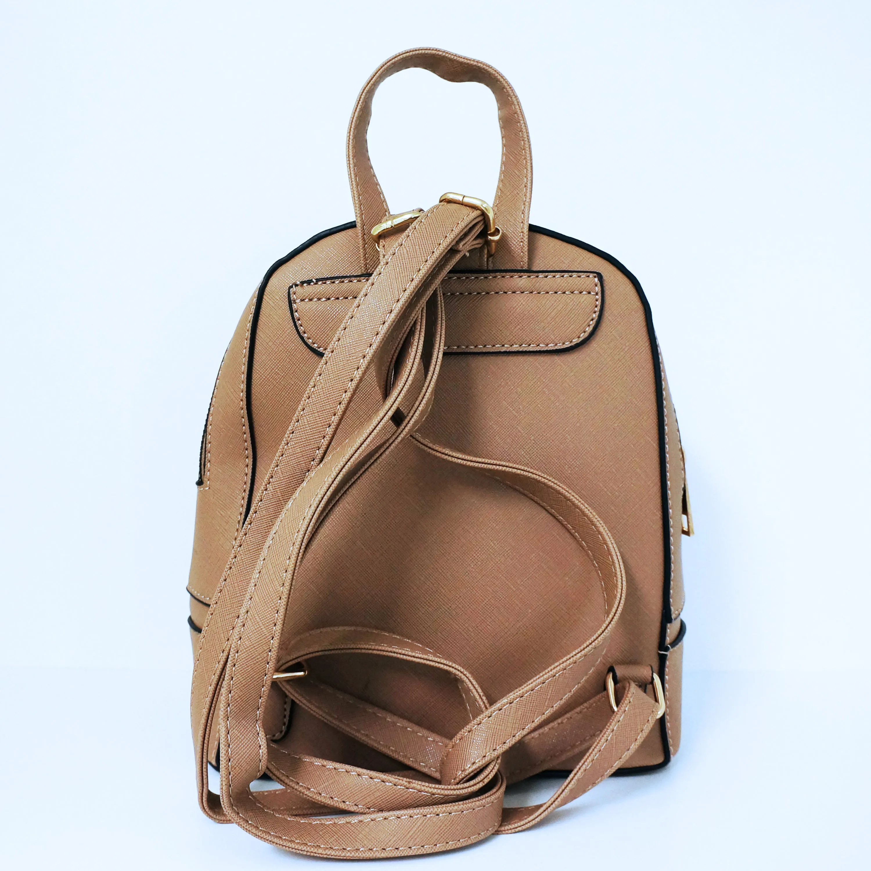 Tan Mini Bag Pack  | ALPHONSINA