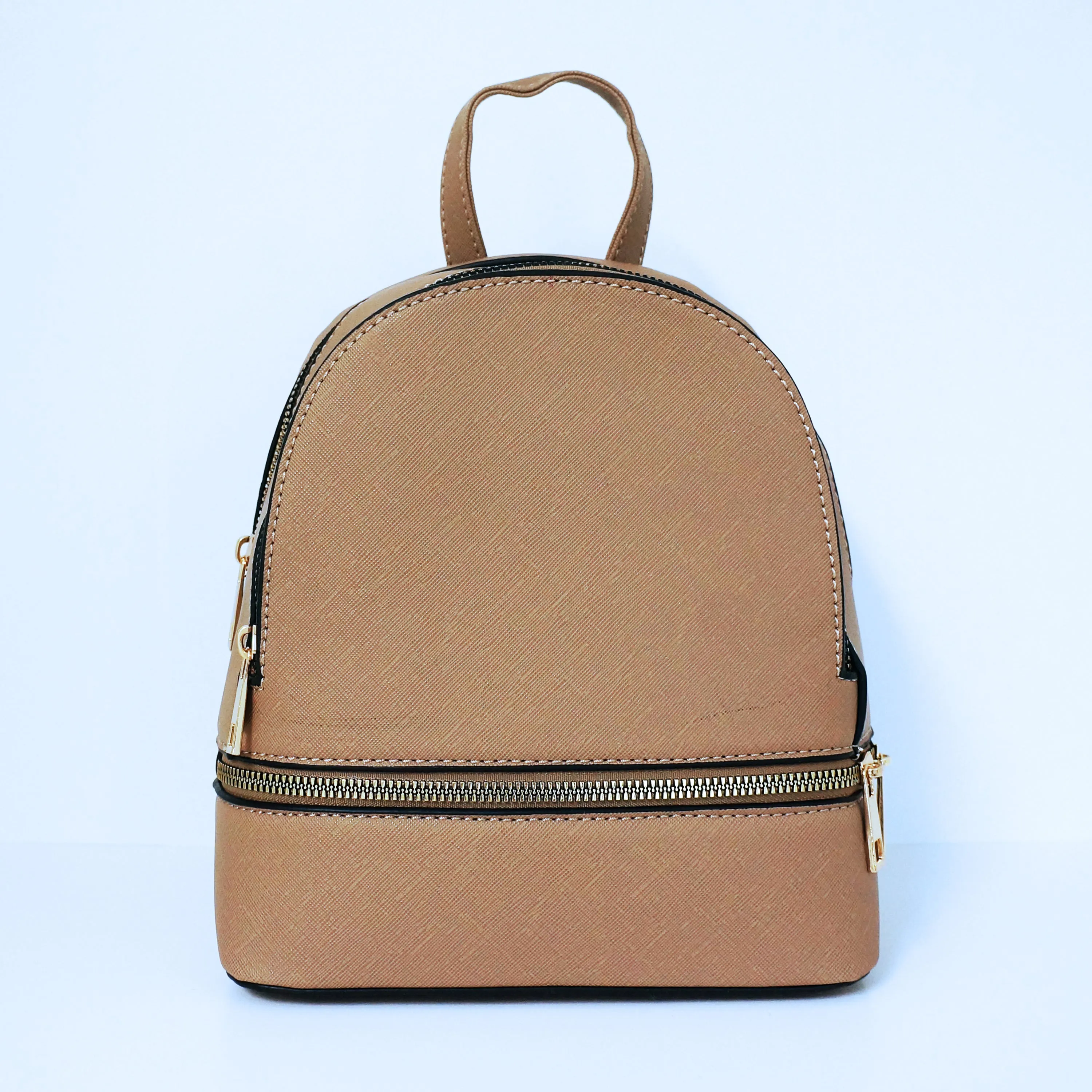 Tan Mini Bag Pack  | ALPHONSINA
