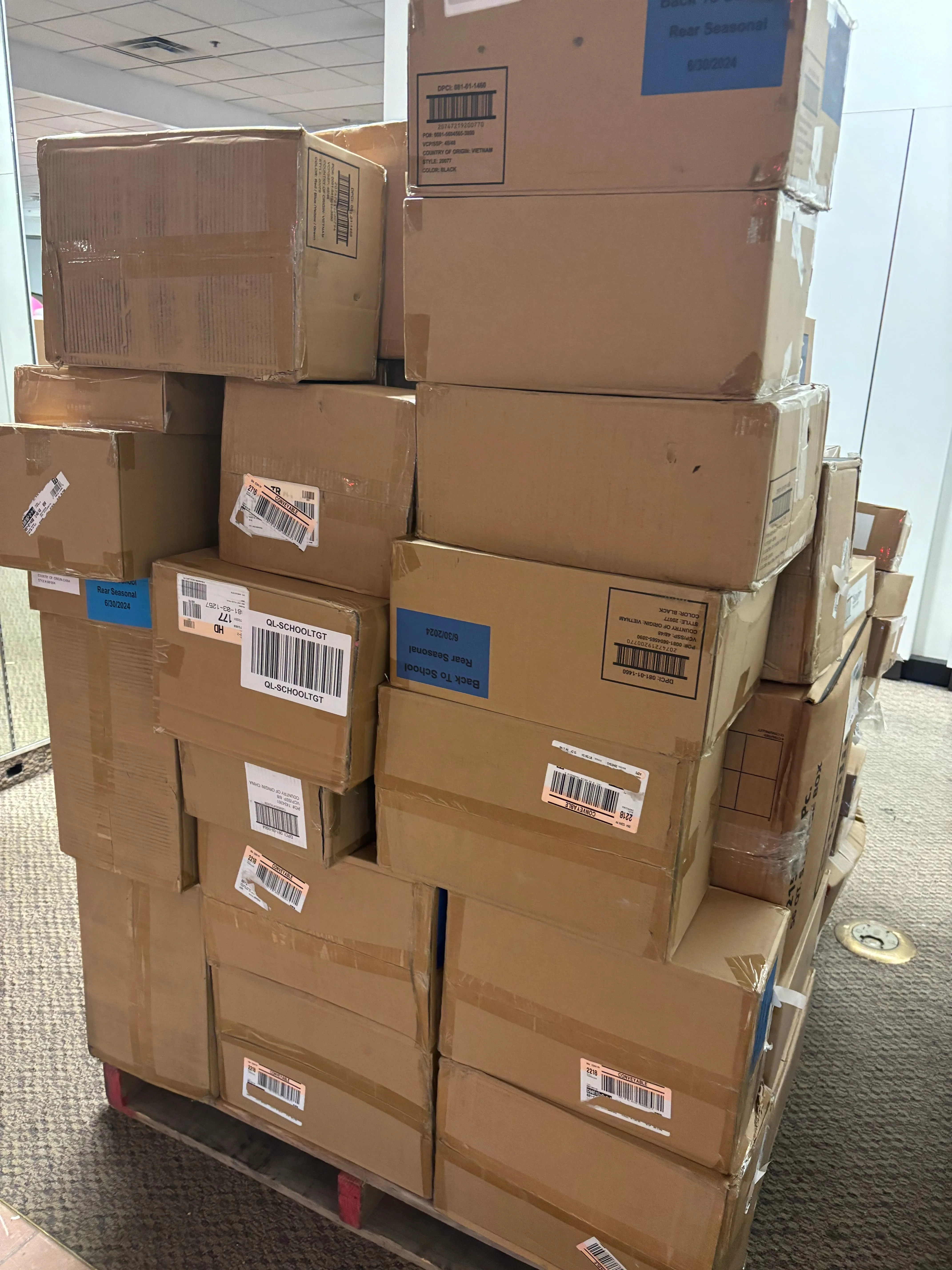 TGT School Supplies Pallet