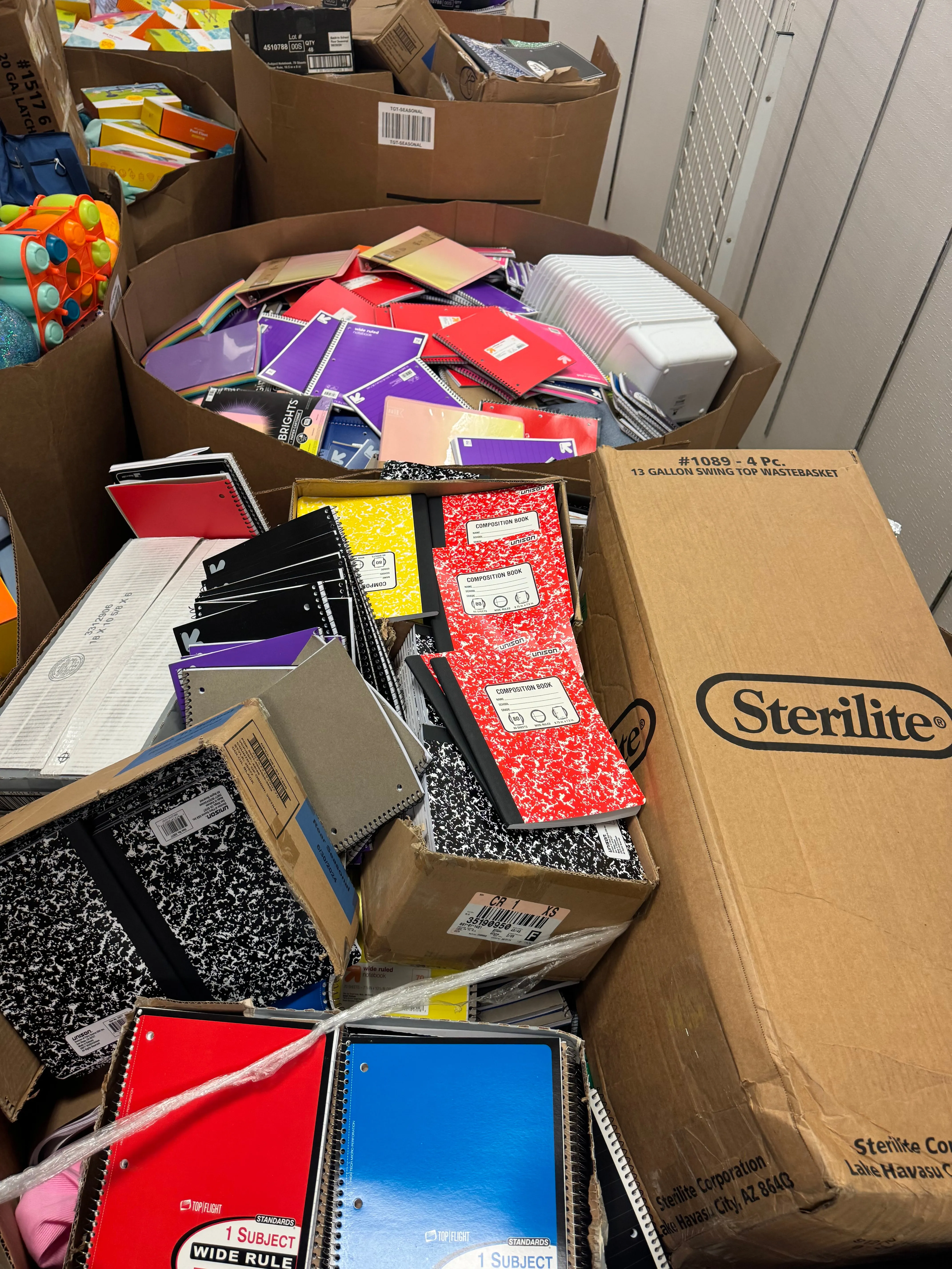 TGT School Supplies Pallet