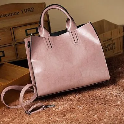 The Perforated Tote Leather Bags