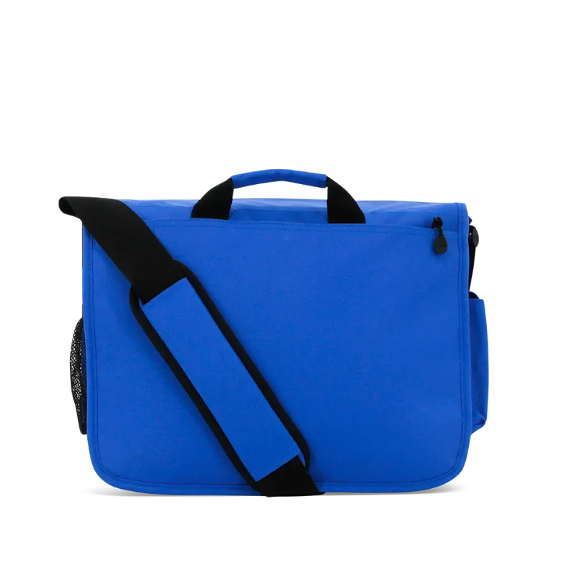 Thomas Laptop Messenger Bag in Cobalt Blue