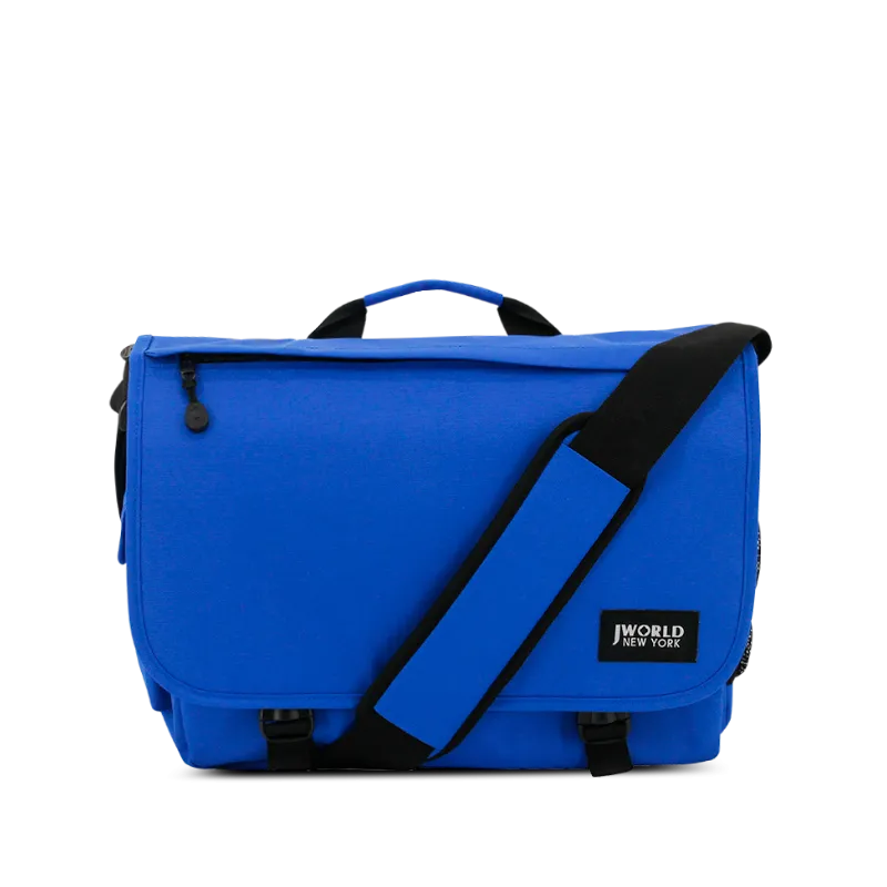 Thomas Laptop Messenger Bag in Cobalt Blue