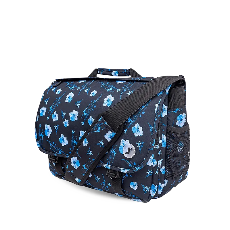 Thomas Laptop Messenger Bag in Night Bloom