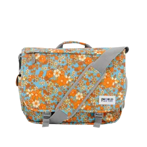 Thomas Laptop Messenger Bag in Retro Bloom