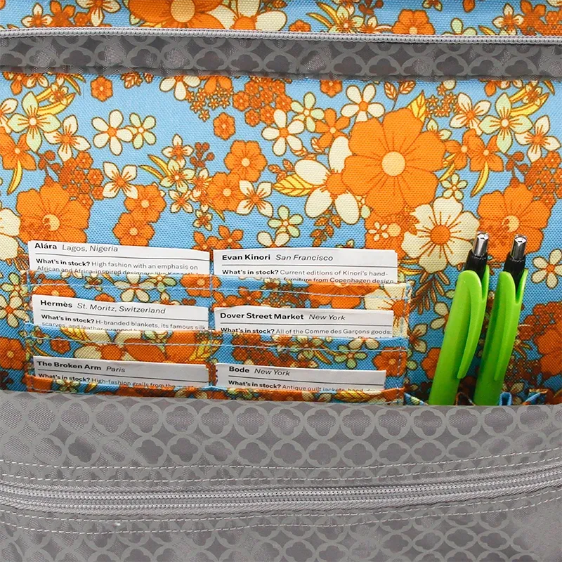Thomas Laptop Messenger Bag in Retro Bloom