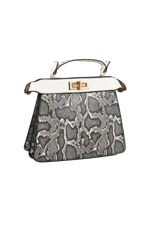 Top Handle Hand Bags B15080-Black