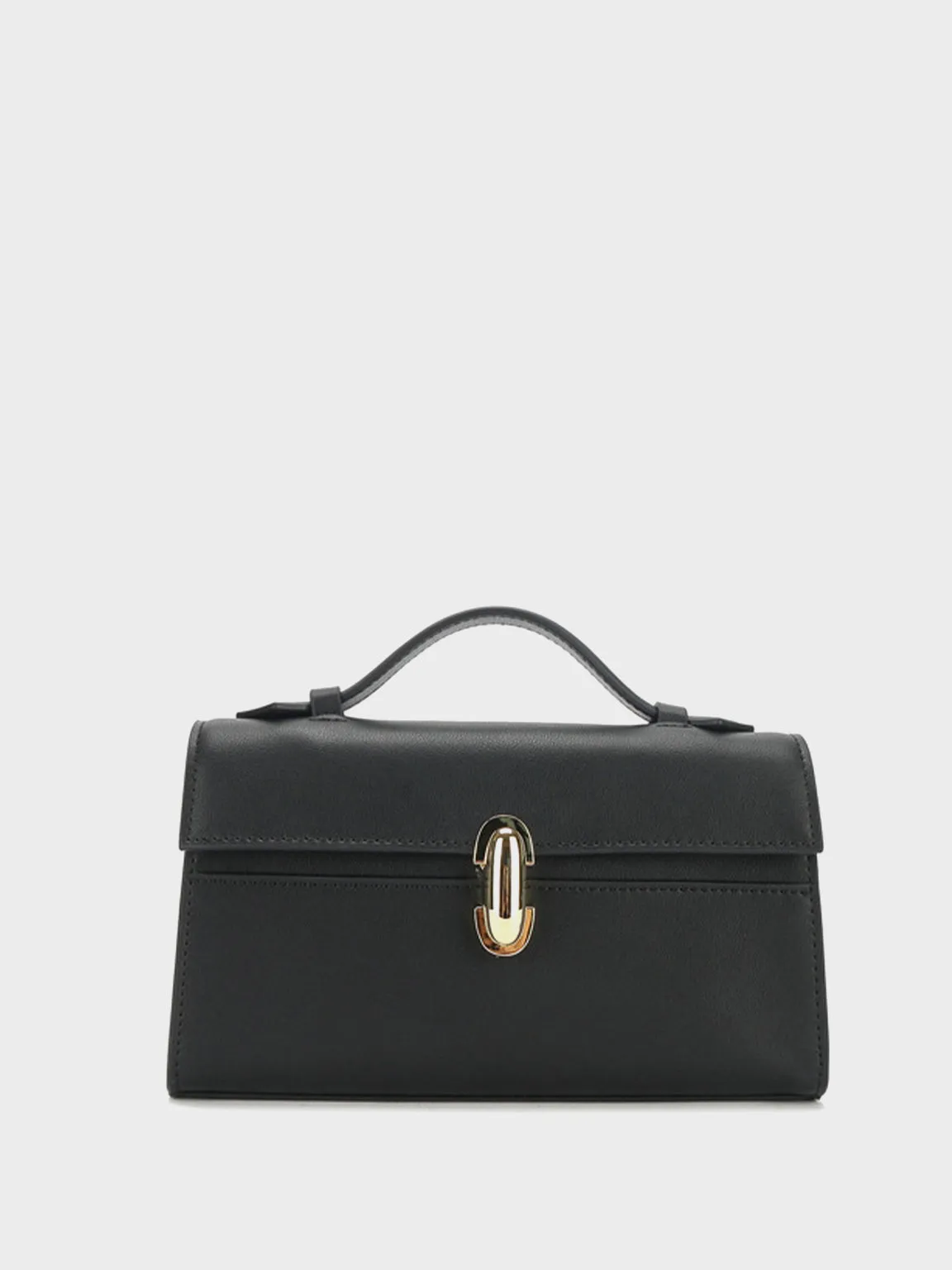 Top Handle Messenger Bag Gold Hardware Flap Pillow Bag