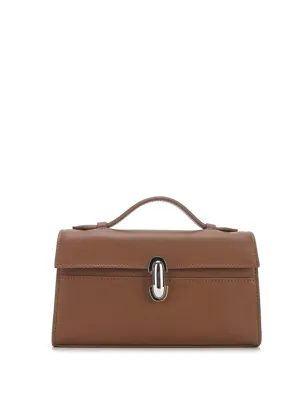 Top Handle Messenger Bag Gold Hardware Flap Pillow Bag