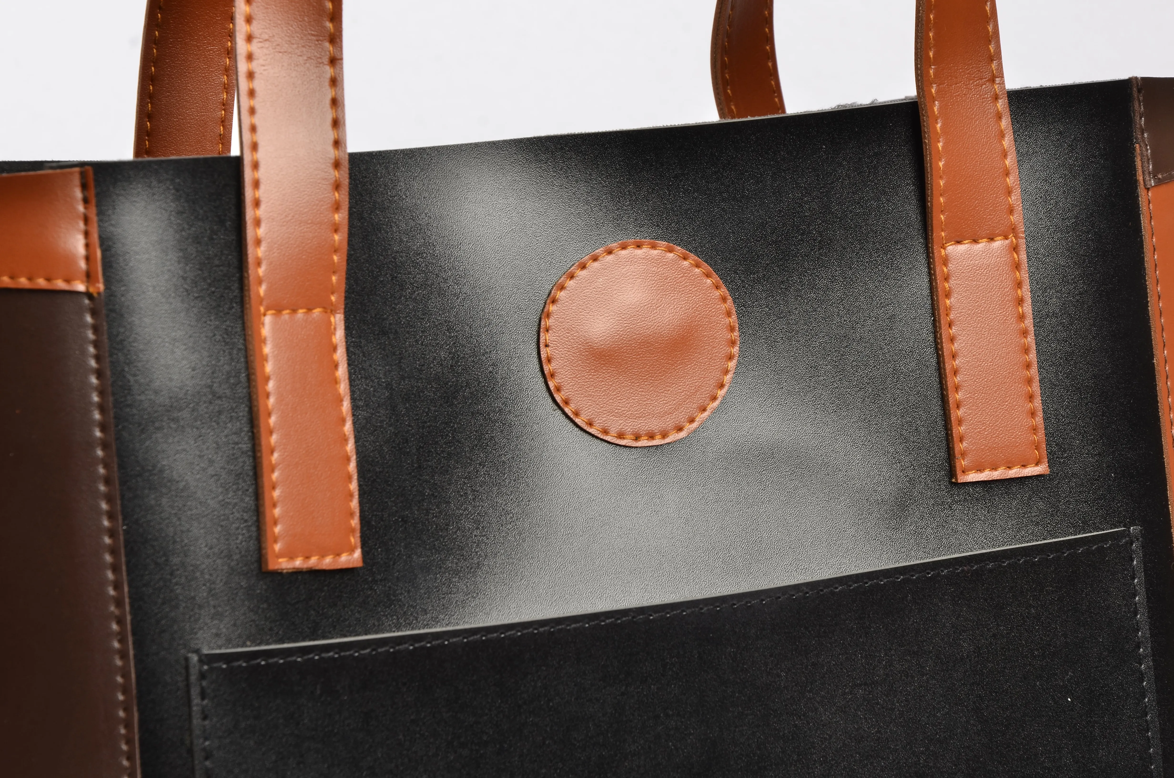 Two toned tote bag