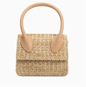 Tyla Natural Straw Crossbody Bag
