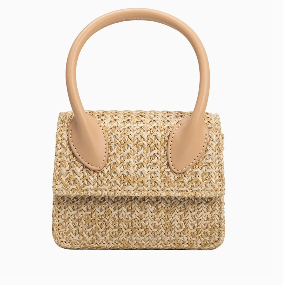 Tyla Natural Straw Crossbody Bag