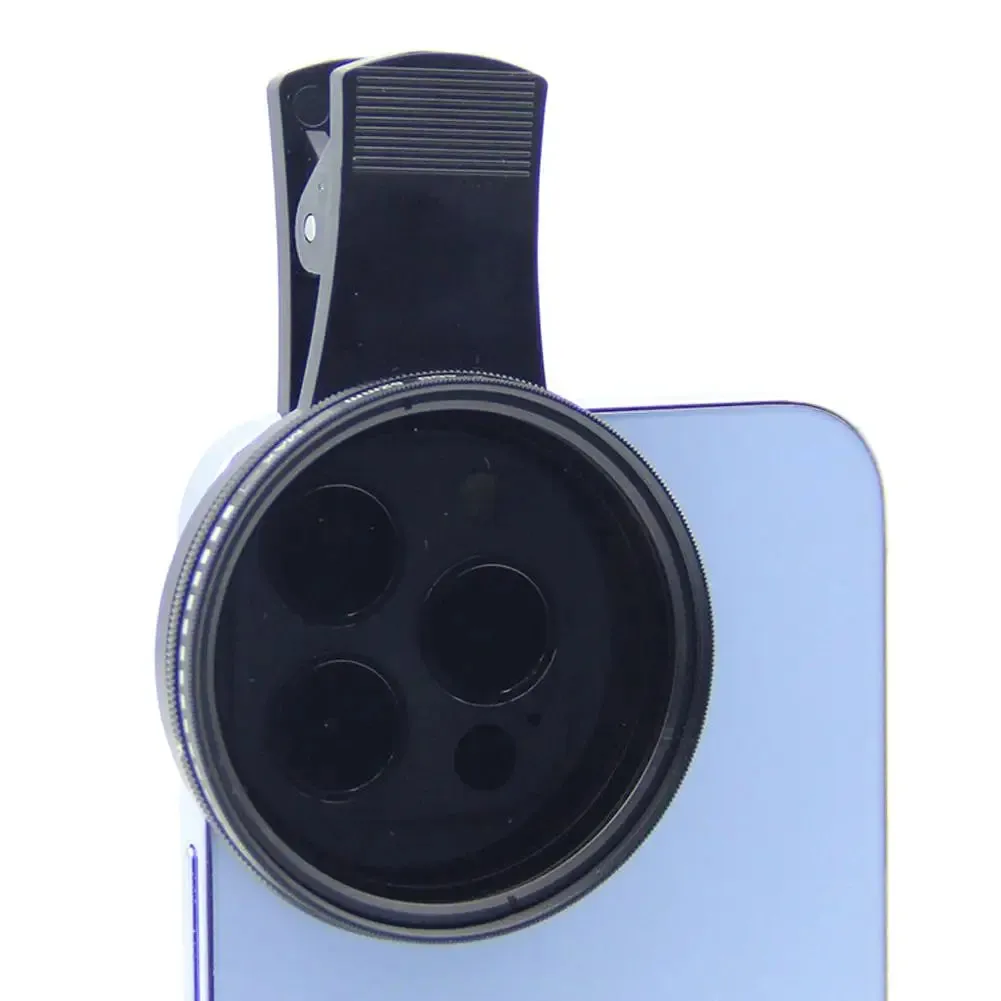 Universal Clip-on 37mm-52mm ND2-400 Phone Lens Filter
