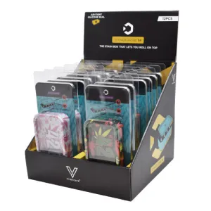 V Syndicate - Syndicase 2.0 Rolling Tray & Stash Box Combo - Dank Choices Designs - (12 Count Display)