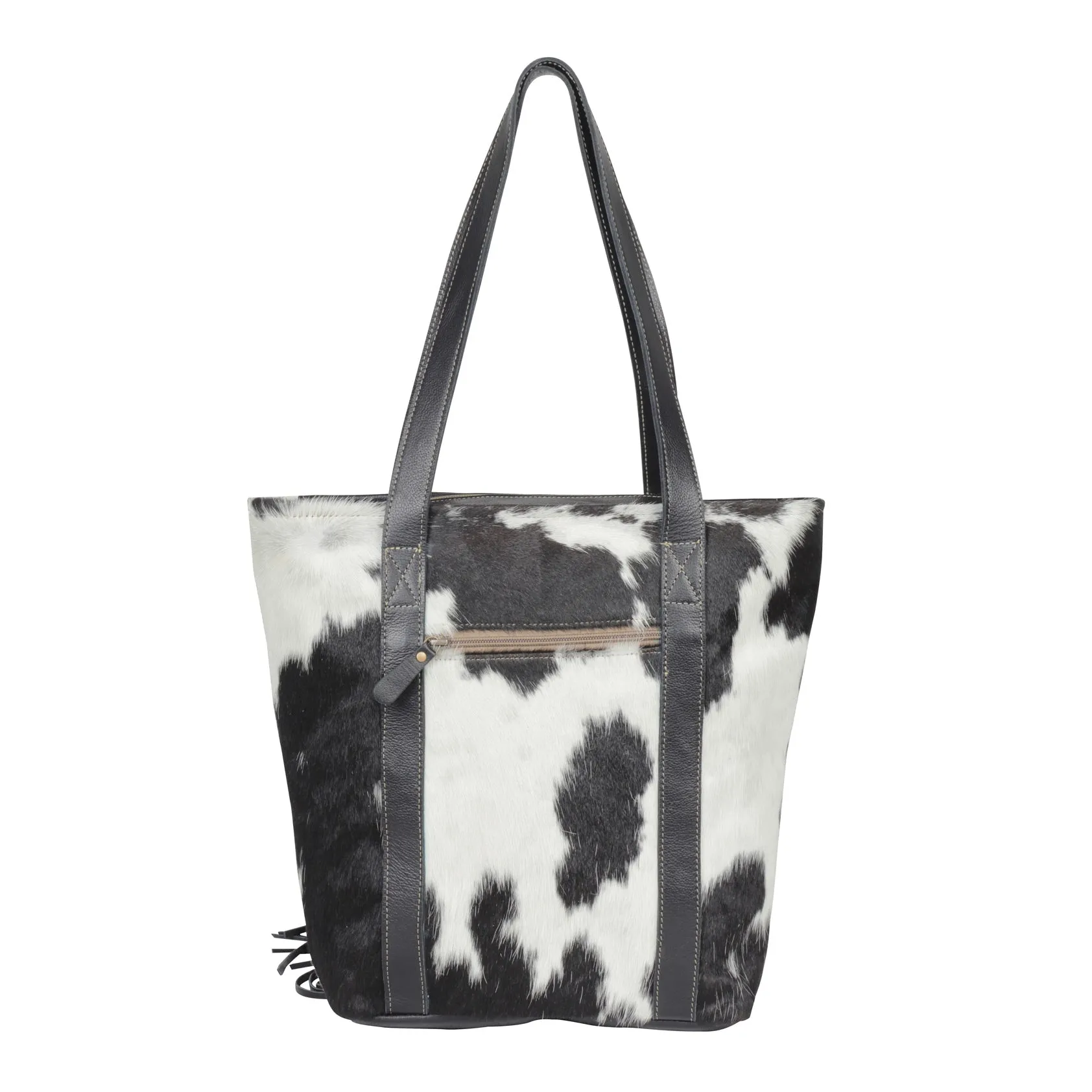 Vanilla CrÌ¬me Leather & Hairon Bag