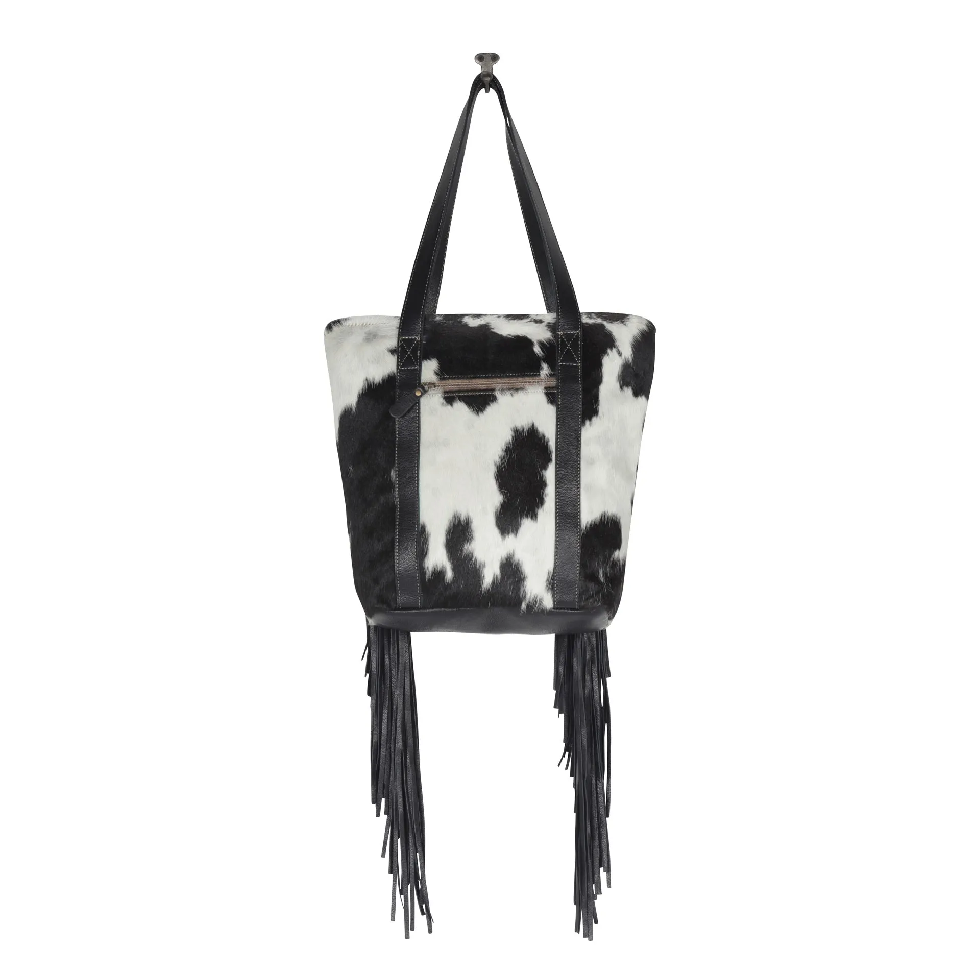Vanilla CrÌ¬me Leather & Hairon Bag
