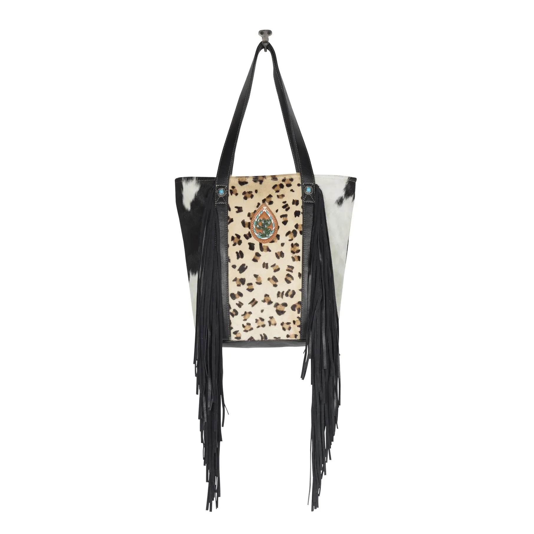 Vanilla CrÌ¬me Leather & Hairon Bag