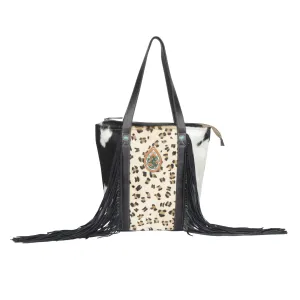Vanilla CrÌ¬me Leather & Hairon Bag