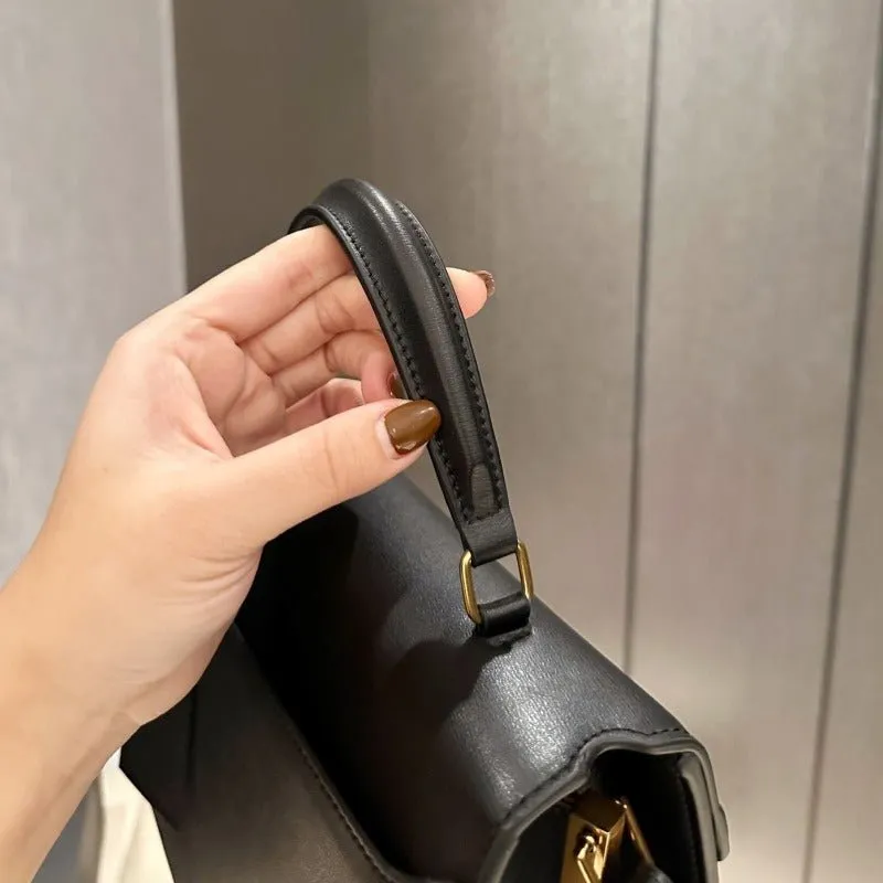 VELORA - Cassandra Medium Top Handle Bag Black