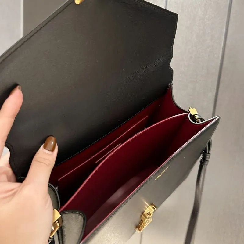 VELORA - Cassandra Medium Top Handle Bag Black