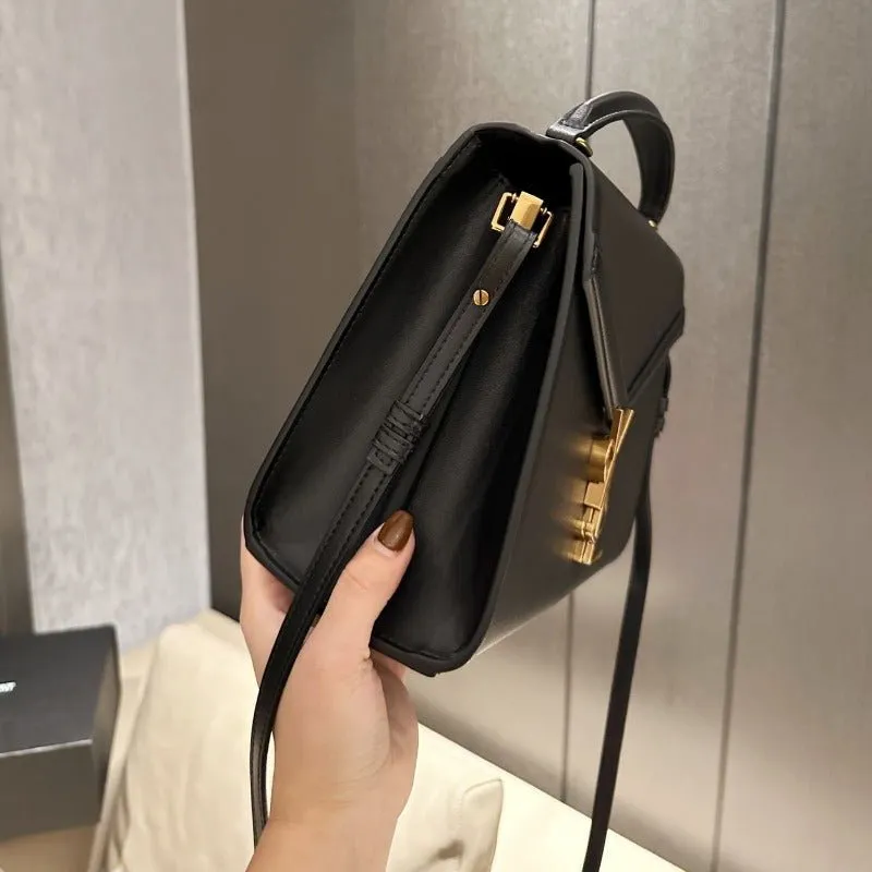 VELORA - Cassandra Medium Top Handle Bag Black