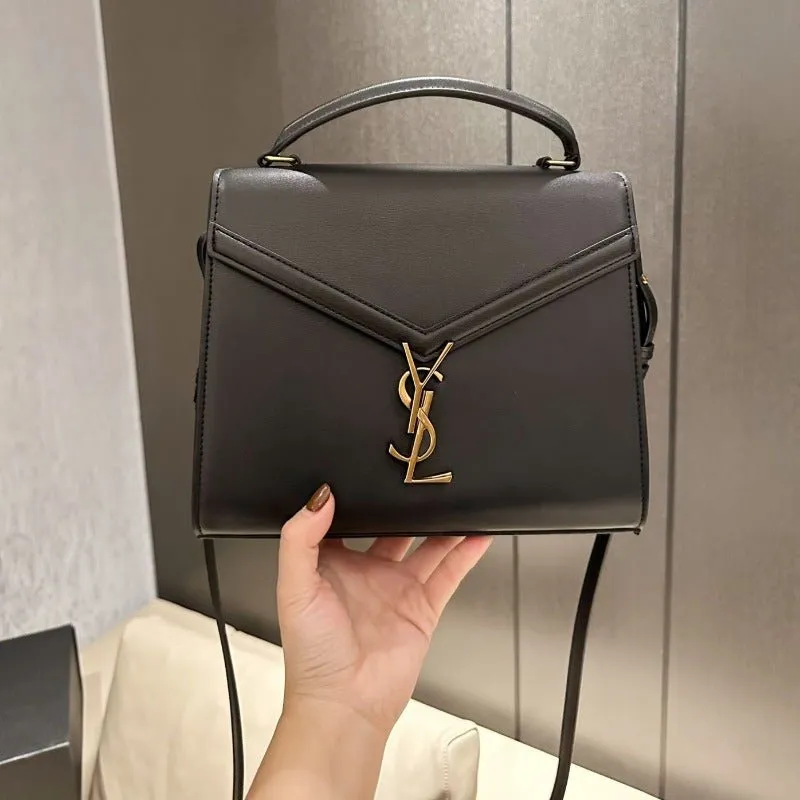 VELORA - Cassandra Medium Top Handle Bag Black
