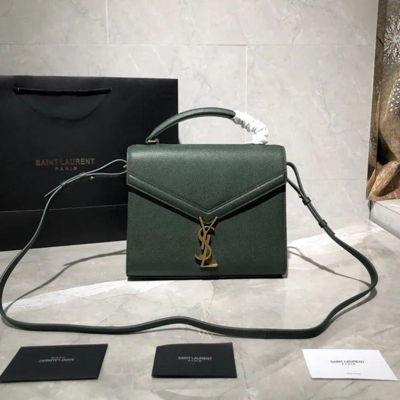 VELORA - Cassandra Medium Top Handle Bag Dark Green