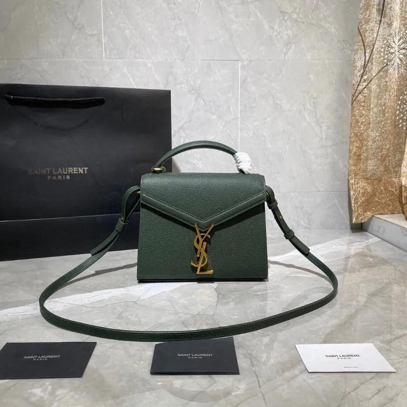 VELORA - Cassandra Medium Top Handle Bag Dark Green