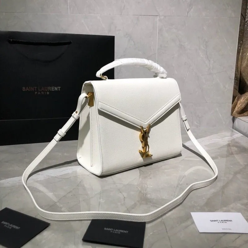 VELORA - Cassandra Medium Top Handle Bag White