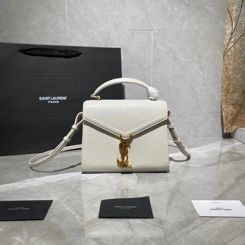 VELORA - Cassandra Medium Top Handle Bag White