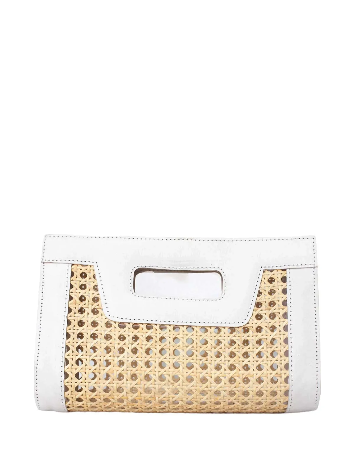 Venice Mini Cane Leather Clutch
