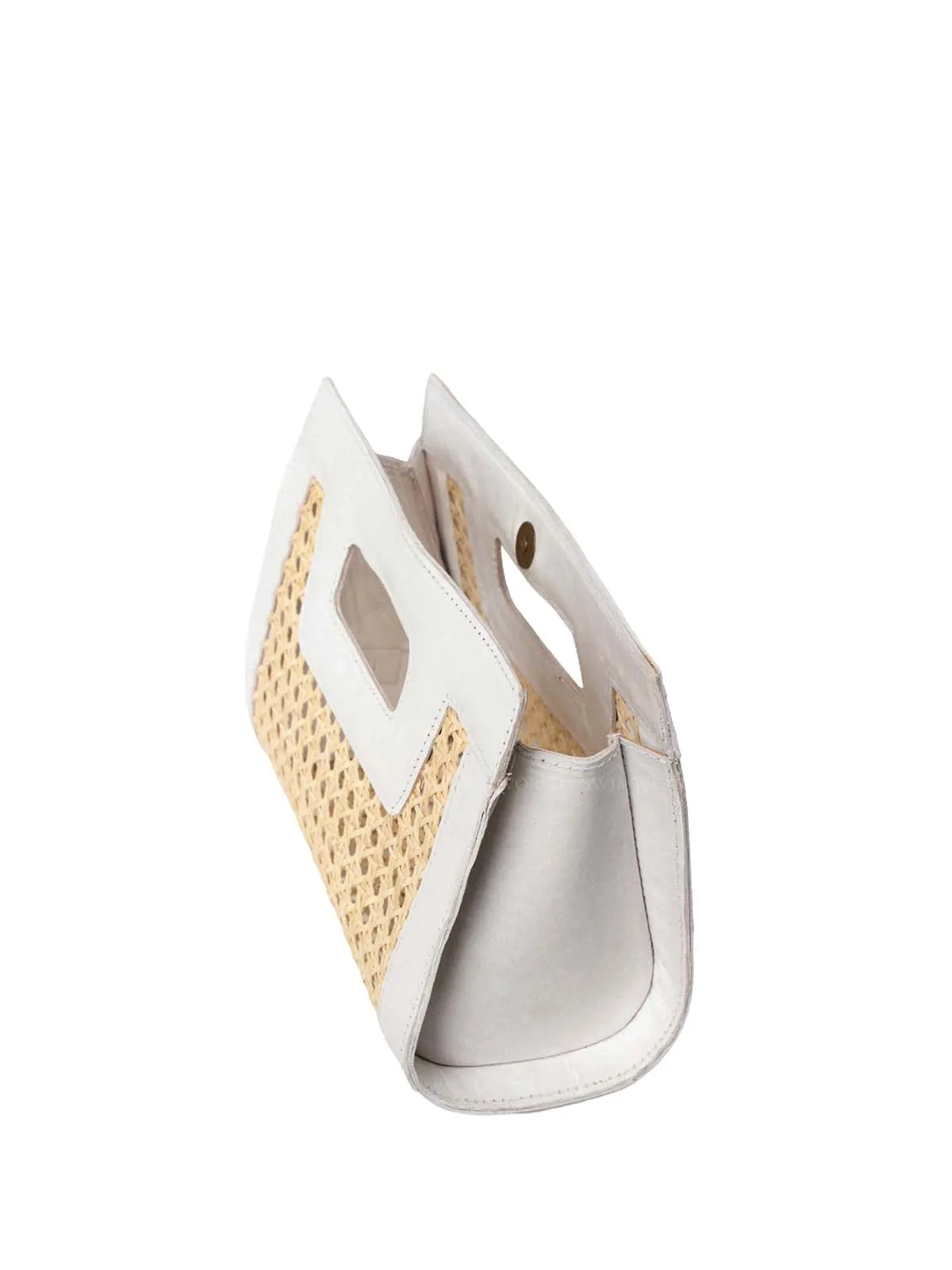 Venice Mini Cane Leather Clutch