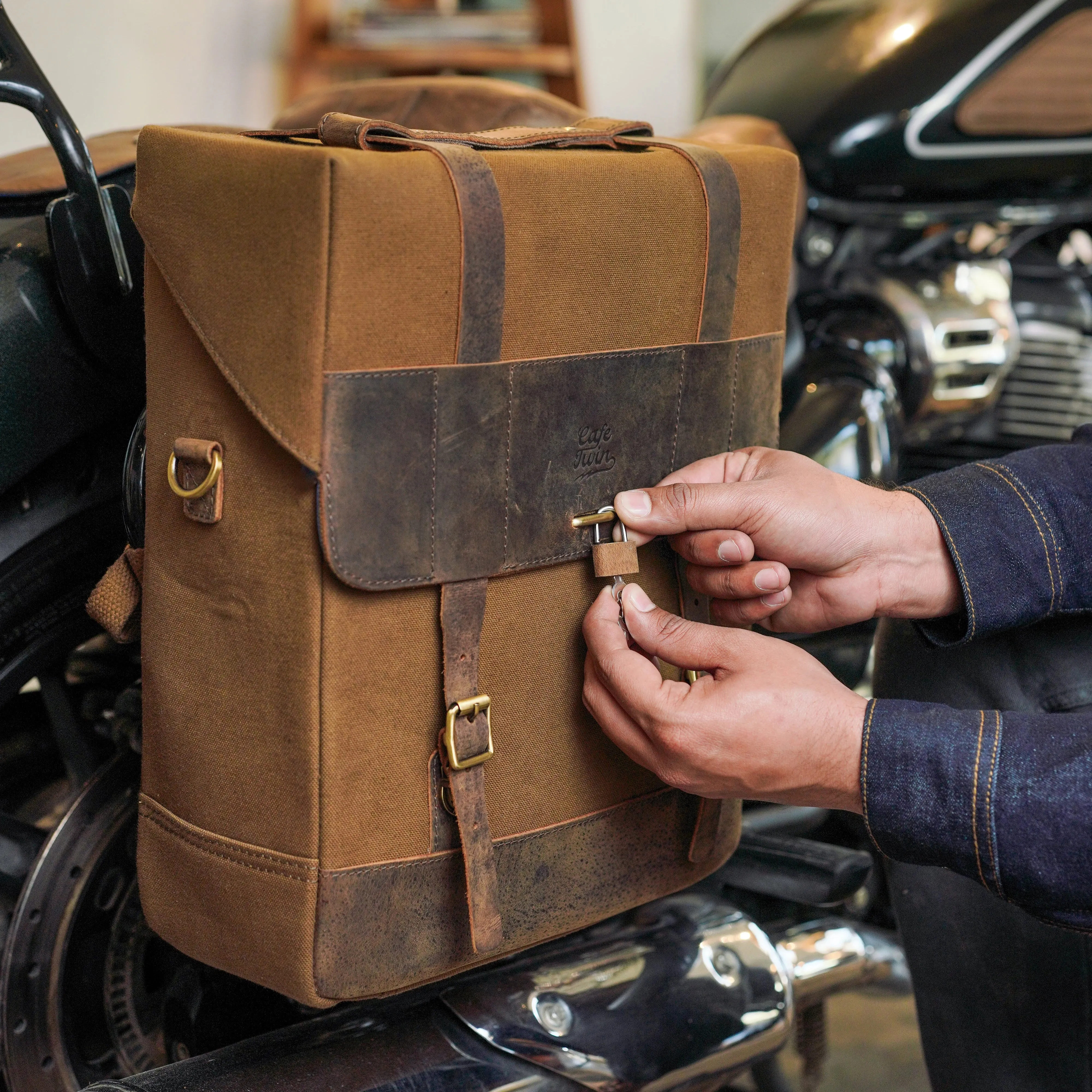 ventura saddlebag tobacco brown