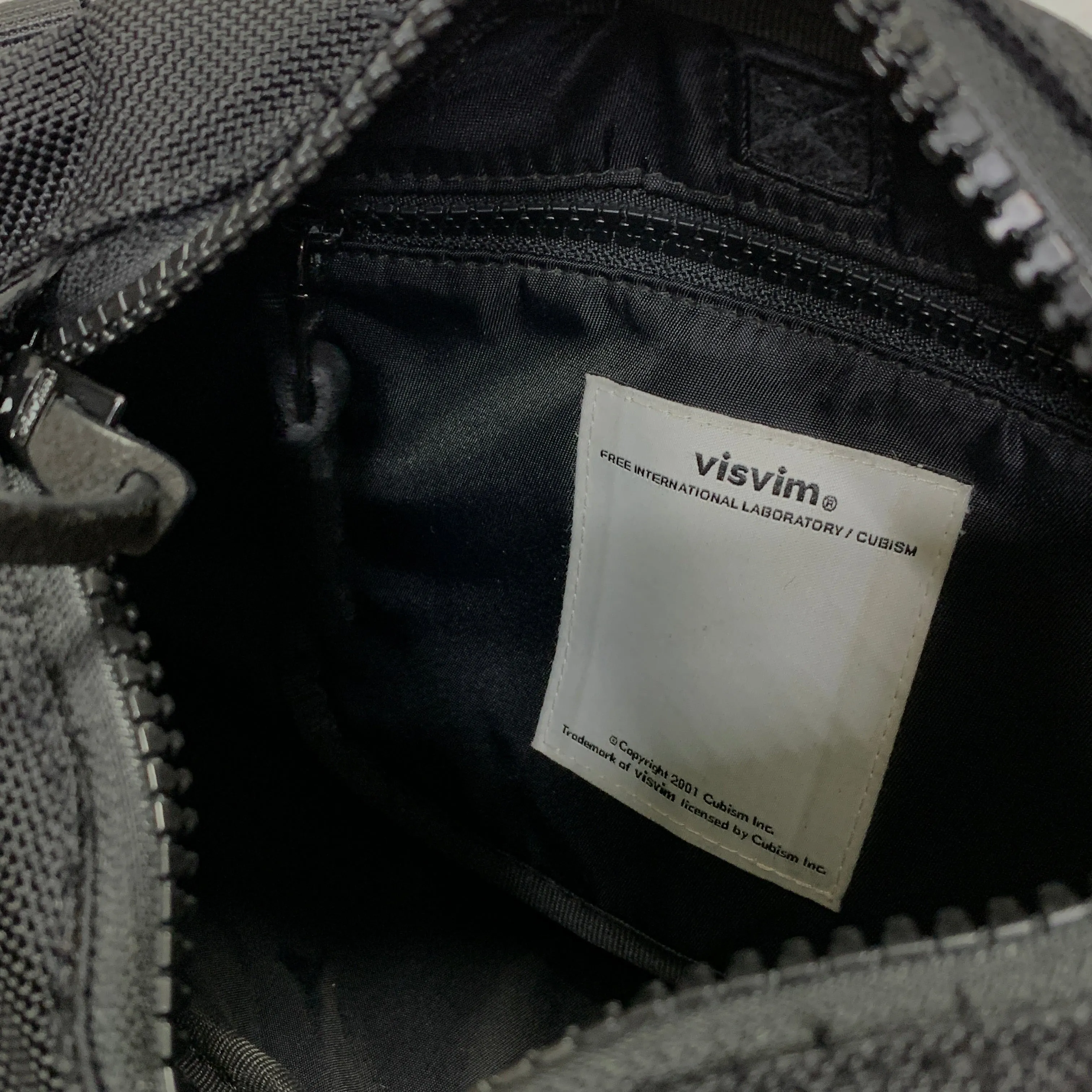 Visvim Ballistic Lumbar Mini Waist Shoulder Bag Black