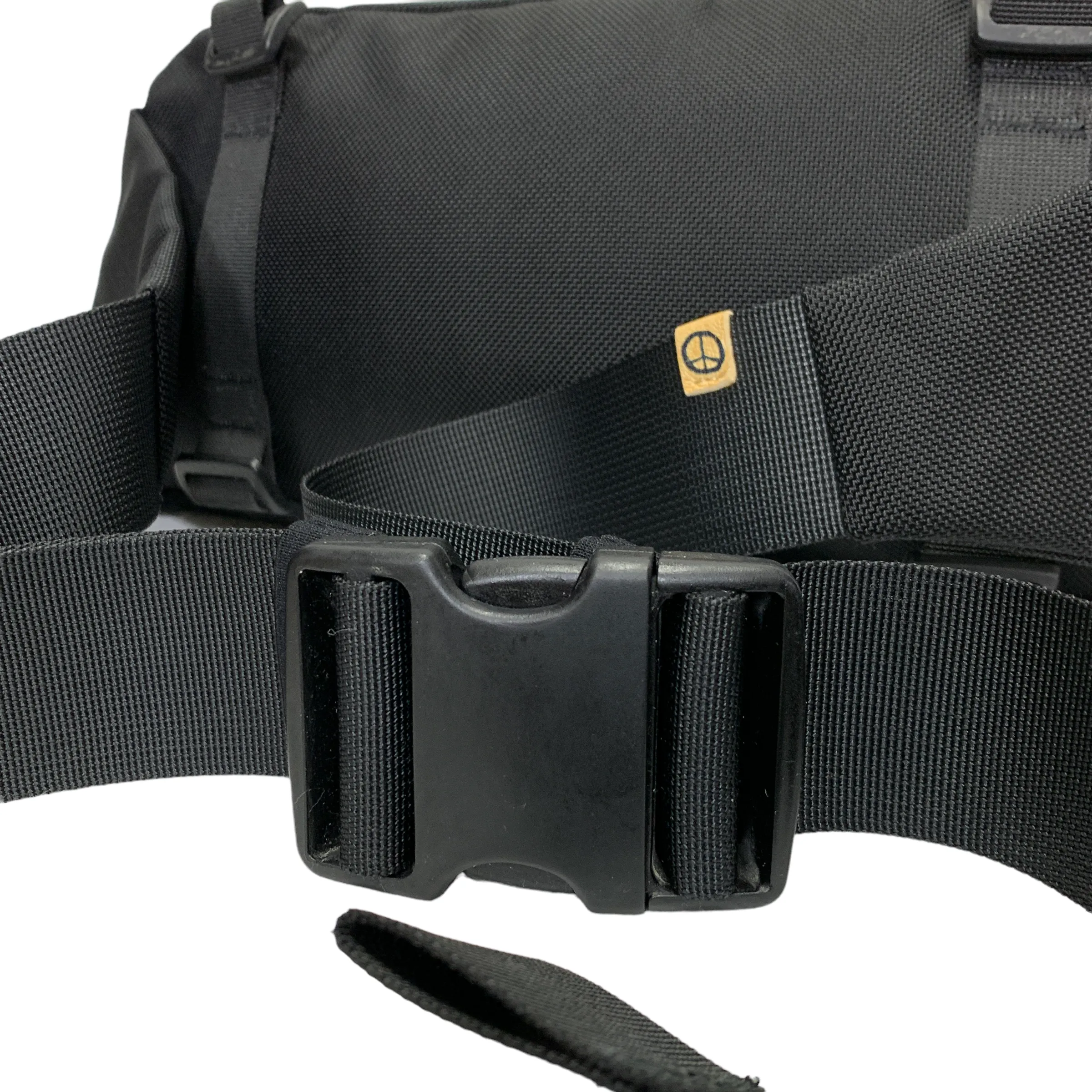 Visvim Ballistic Lumbar Mini Waist Shoulder Bag Black