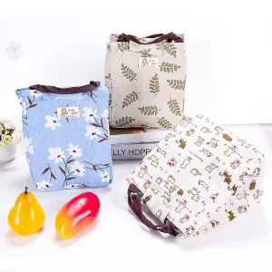 Waterproof  Insulation Lunch Tote Bento Bag Cooler Insulated Picnic Handbag  Storage Containers