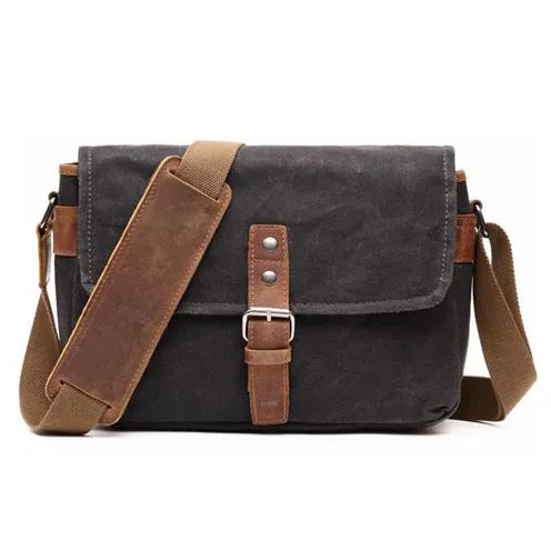 Waterproof Waxed Canvas Camera Bag, Small Camera Bag, Shoulder Bag FX8816