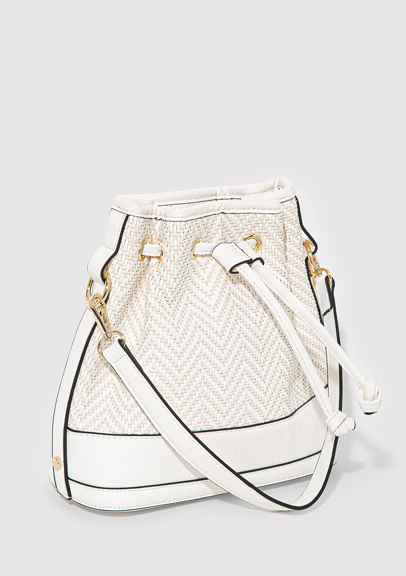 White Bucket bag
