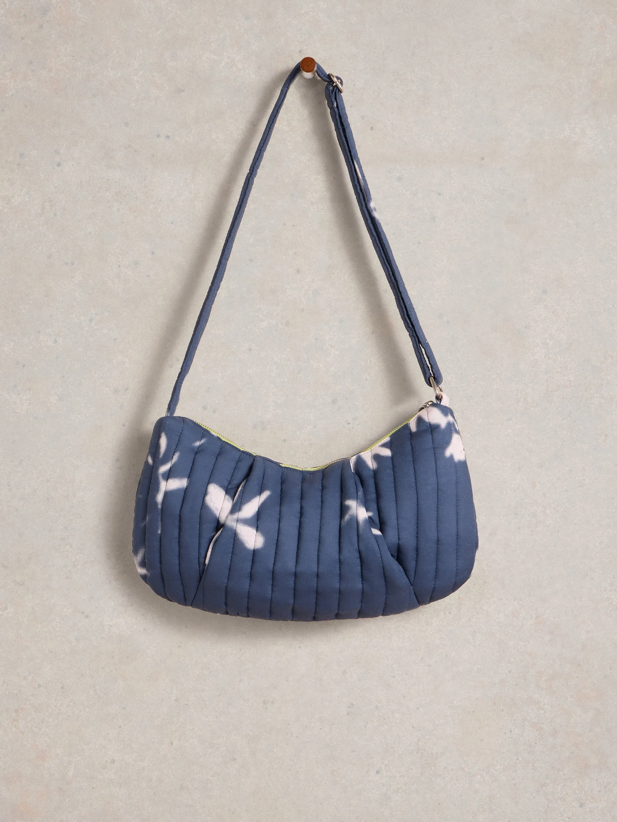 White Stuff UK Zoe Printed Sling Bag Navy Print