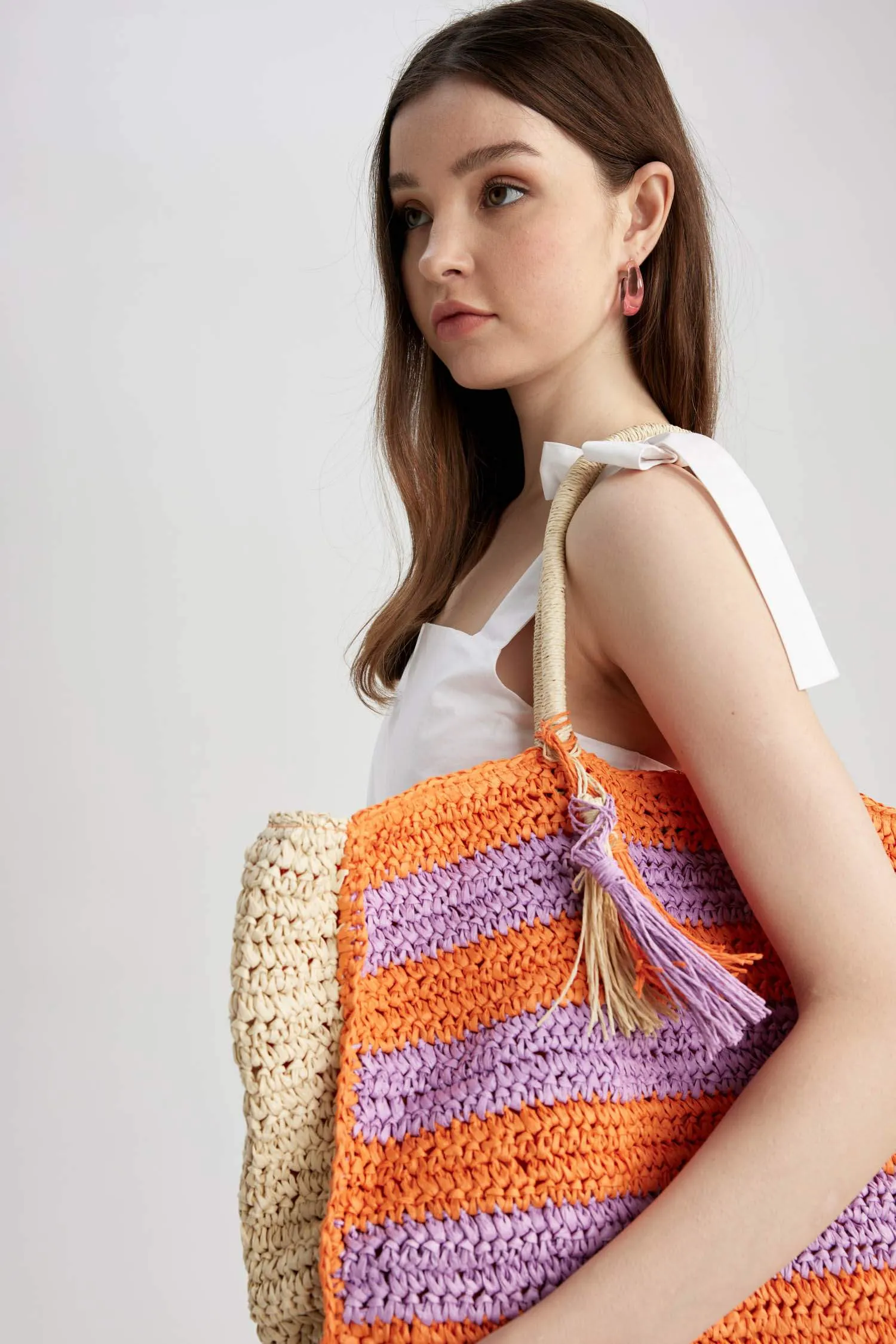 Women Straw Shoulder Bag