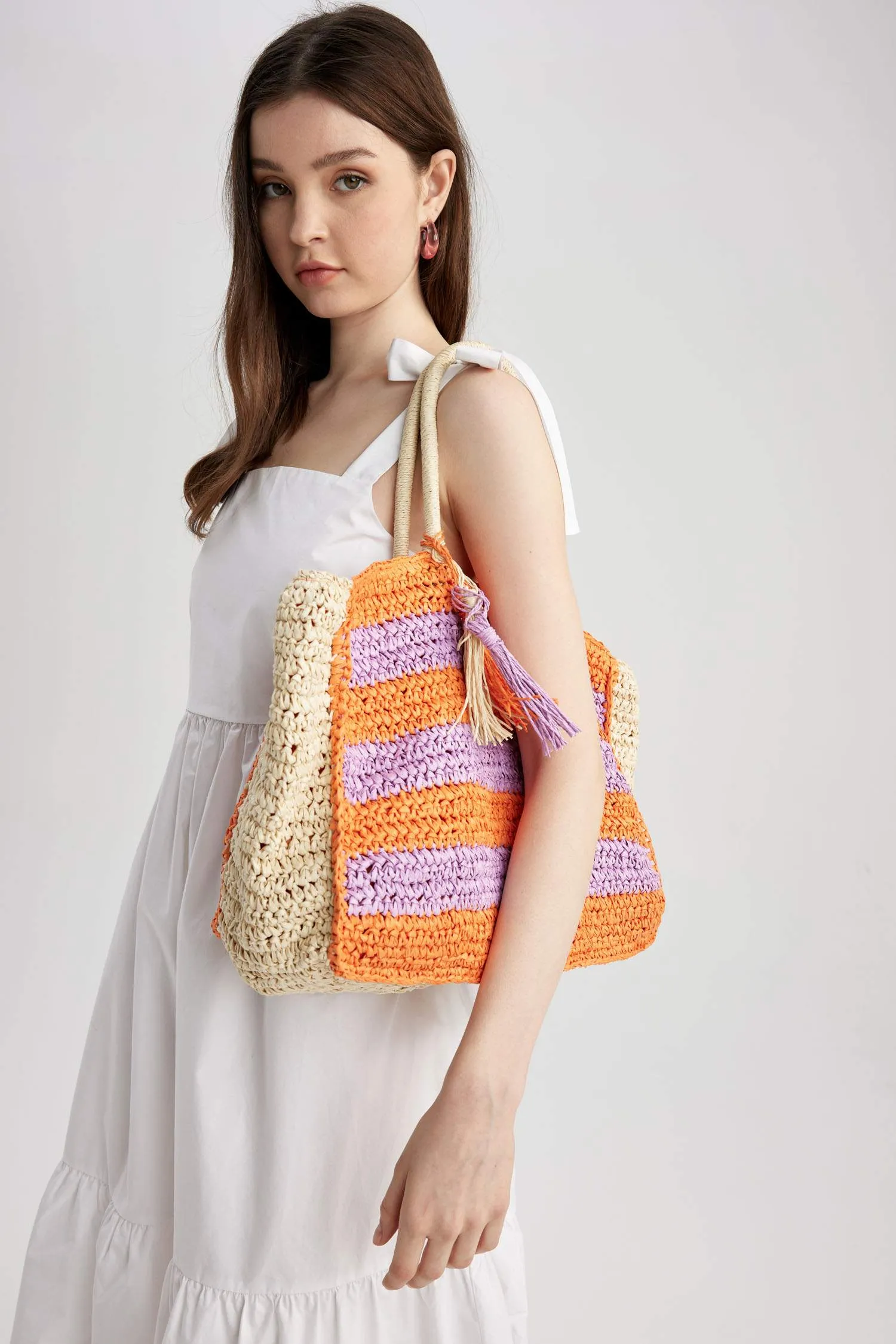 Women Straw Shoulder Bag