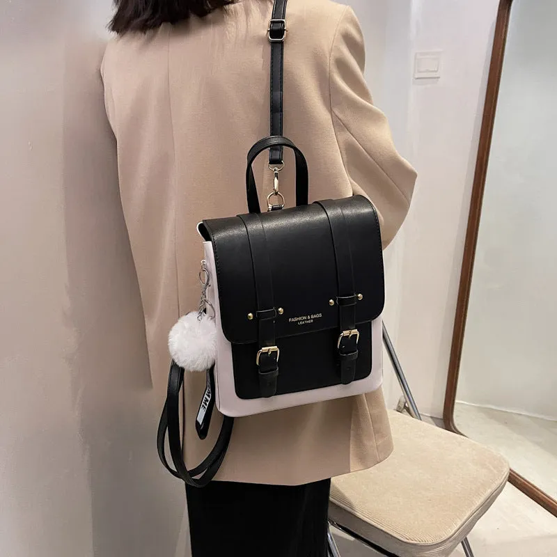 Women's Classy Leather Fashion Junior High Bags