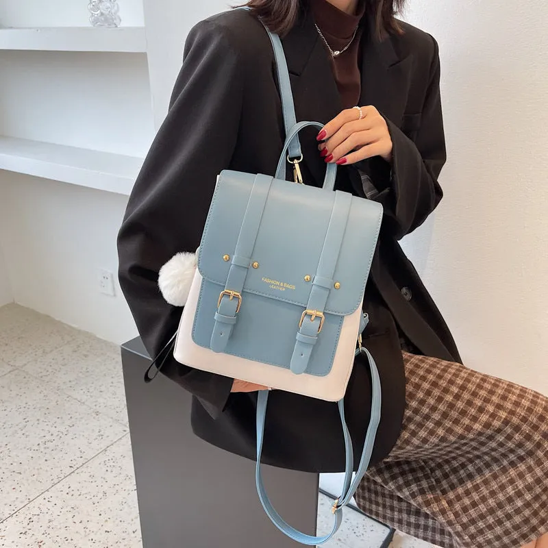 Women's Classy Leather Fashion Junior High Bags