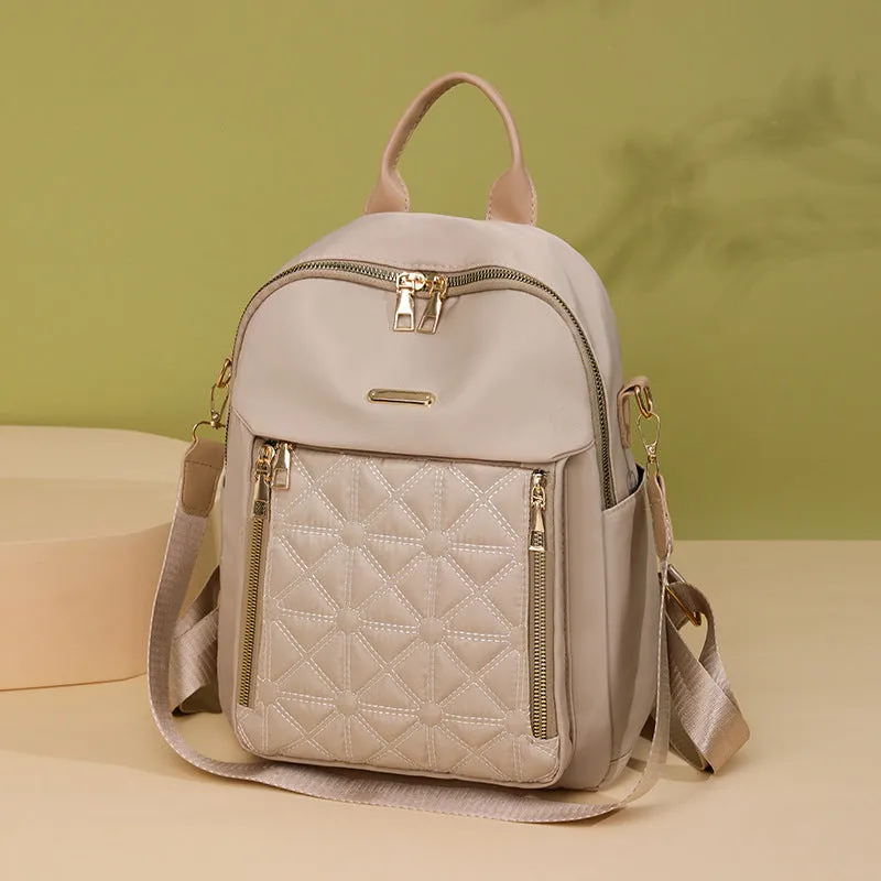 Women's Diamond Embroidery Thread Fashionable Korean Style Backpacks