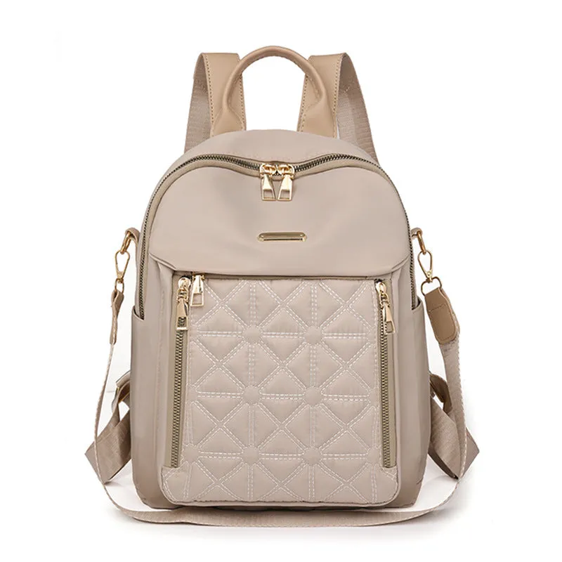 Women's Diamond Embroidery Thread Fashionable Korean Style Backpacks
