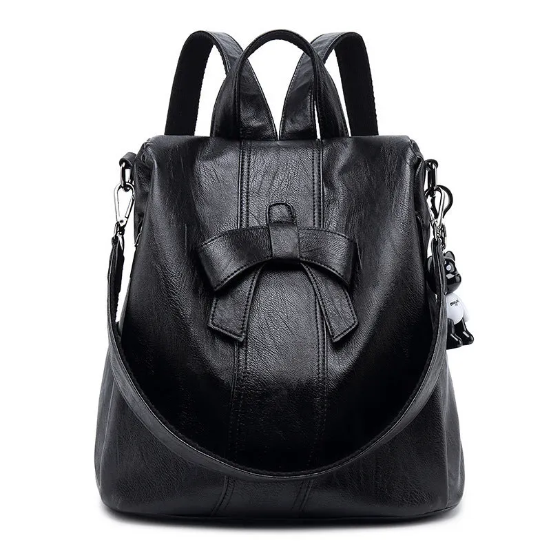 Women's Korean Fashion Multipurpose Cute Bow Backpacks