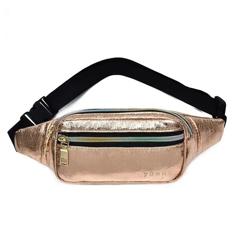 Women's Waist Bag with Chic Square Design & Multiple Compartments