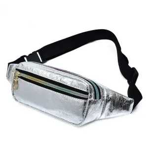 Women's Waist Bag with Chic Square Design & Multiple Compartments